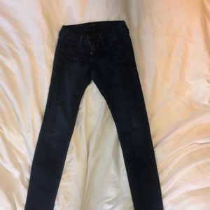 Flying monkey dark wash skinny jeans